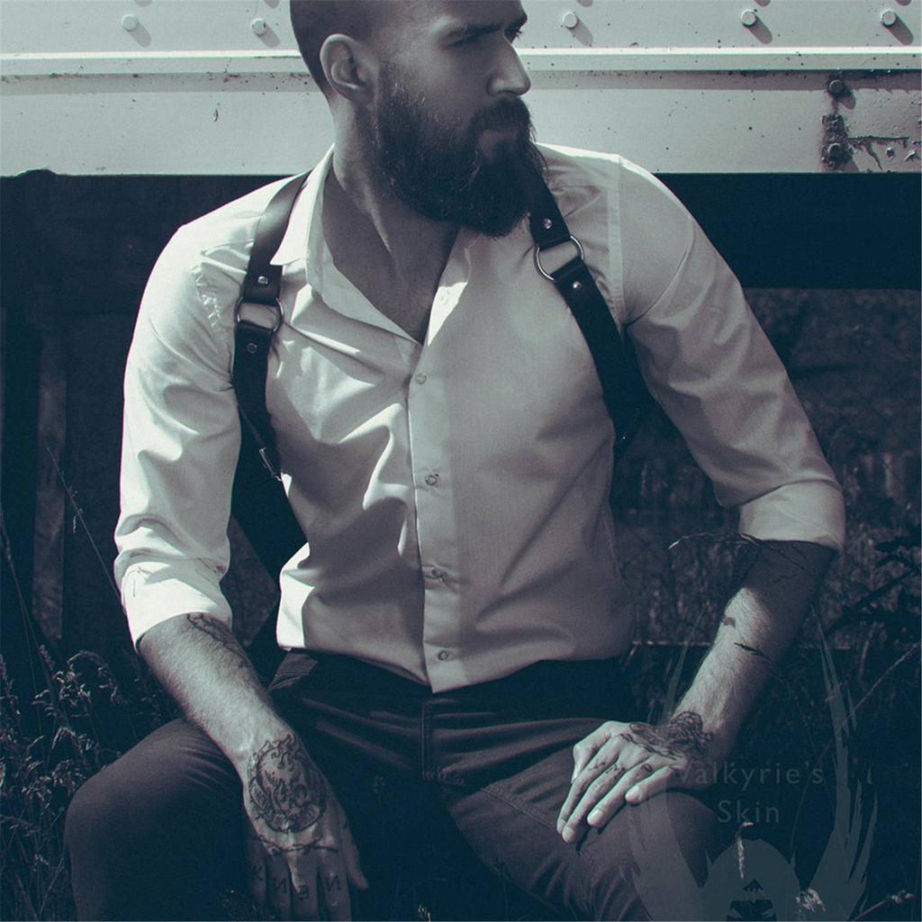 Харадзюку Панк Боди-цепочка Регулируемый ремень для ночного клуба Харнесс Цепочка на грудь Панк Боди-харнесс Готический Мужской Харнесс на грудь