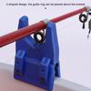 1 Pair Portable Raft Fishing Bracket Clamp Silicone Bucket Fishing Rod Holder Undamaged Line Fishing Accessories