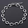 8.2mm Stainless Steel Bracelet Big Circle Rolo Chain for Women Men Metal Jewelry Bangle Wristband Anklets Foot Ankle Hand Chain