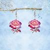 Vintage Rose Earrings
