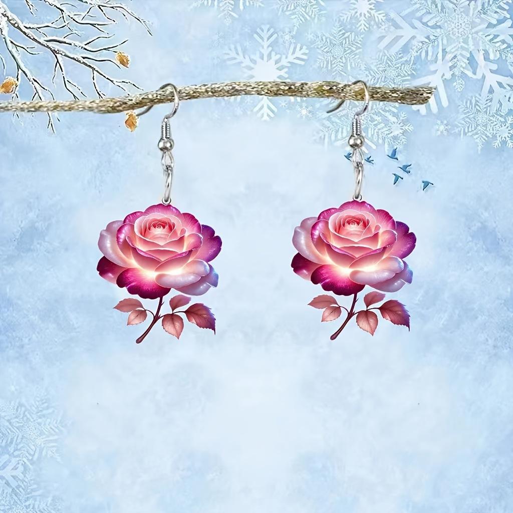 Vintage Rose Earrings