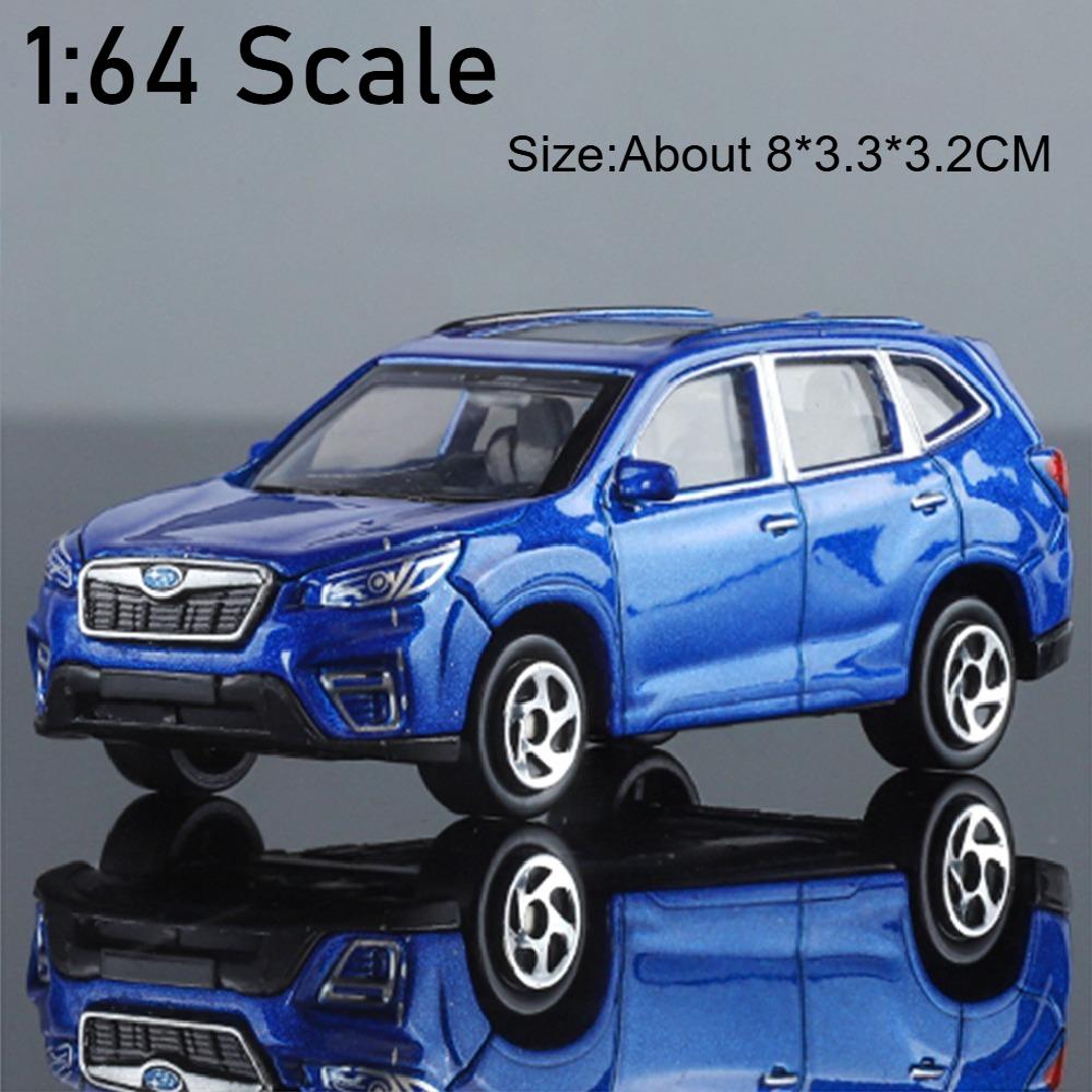 Масштаб 1:64 Subaru Forester Модель автомобиля из сплава Игрушка Металлический корпус Раздвижная Миниатюрная Модели спортивных автомобилей Мальчики Изысканные Подарки на день рождения
