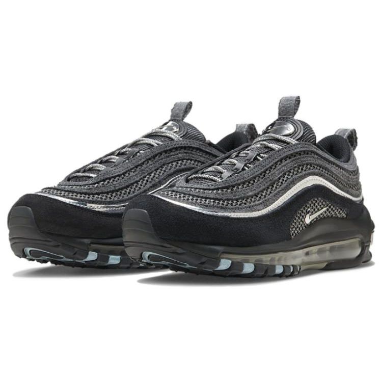 Nike Air Max 97 Black Chrome Women Sneakers Metallic-Silver Anthracite FD4613-001