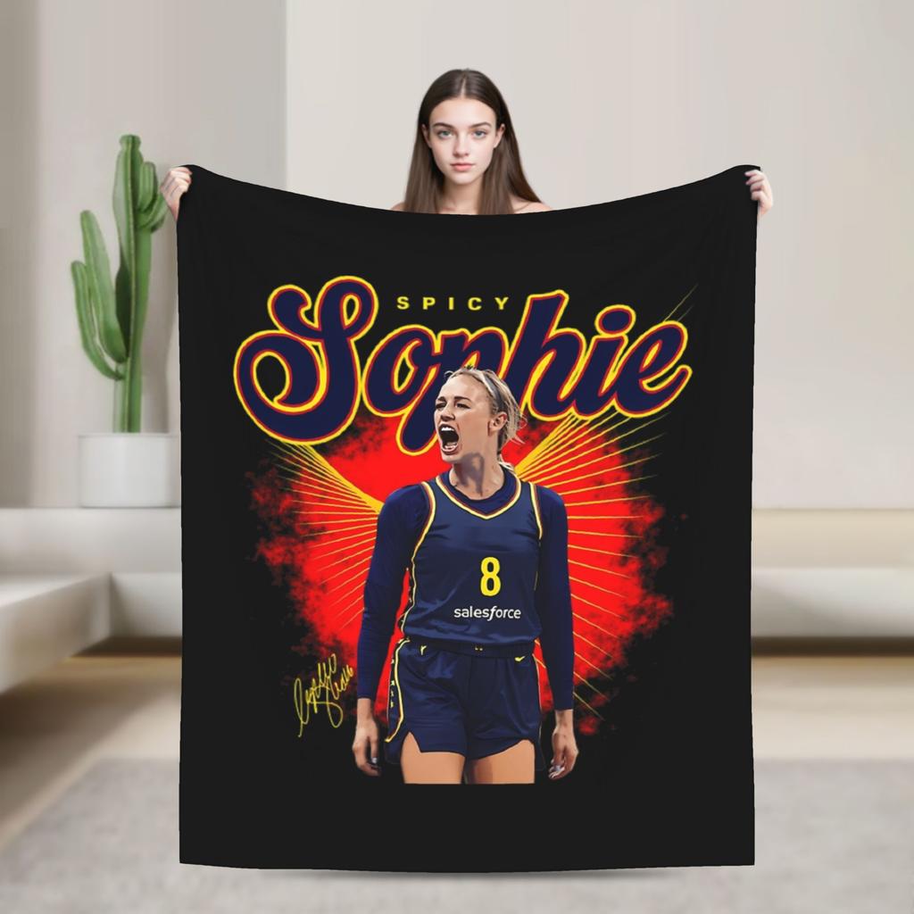 Sophie Cunningham Pop Art Blanket Coral Fleece Plush Decoration Lightweight Throw Blankets for Sofa Travel Bedspreads