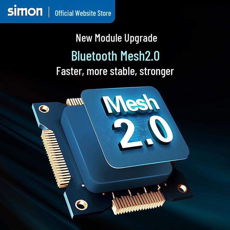 Умный выключатель Simon Smart Switch M3 имеет дизайн из матового закаленного стекла и подключается через Bluetooth Mesh 2.0 к приложению Mijia.