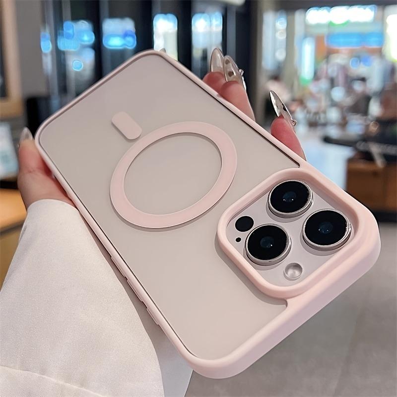 Роскошный прозрачный акриловый чехол с магнитами Magsafe для iPhone 17 Pro 16 15 14 Plus 13 12 11 Pro Max, тонкий чехол с поддержкой беспроводной зарядки