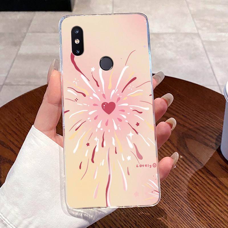 Гелевый чехол для Xiaomi Mi Mix 2s Fundas Защитный Coque Прозрачный Силиконовый Мягкий ТПУ Задняя крышка Милый Кролик Кошка Динозавр Чехол для телефона
