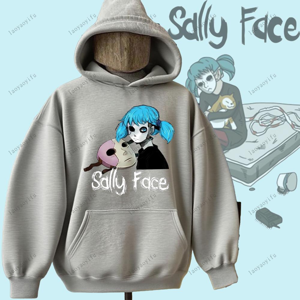 Sally Face Hoodie Horror and Mystery Game Sally Face Sweatshirt Warm Unisex Women Men Hoodie Printed Hoodie Street Fashion