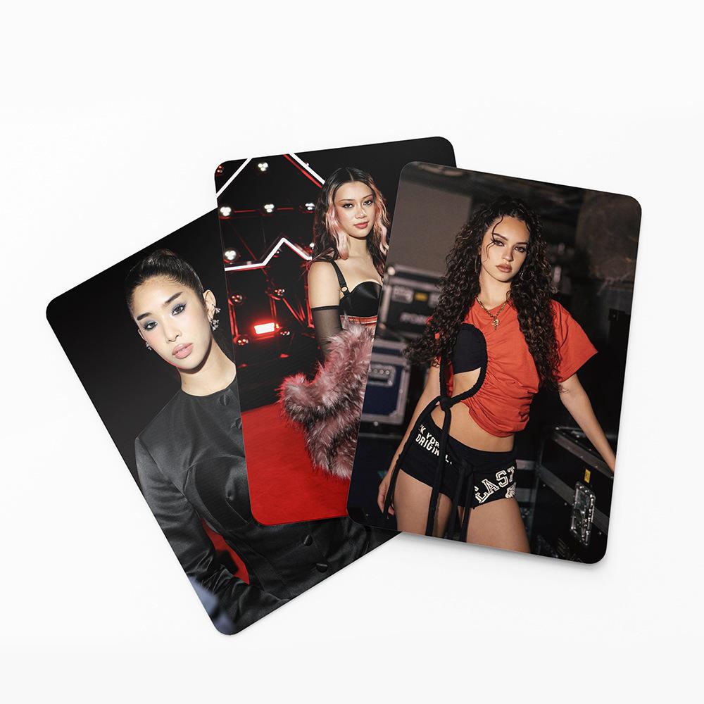 55 photos of KATSEYE decorated to commemorate celebrity KPOP peripheral LOMO photo cards