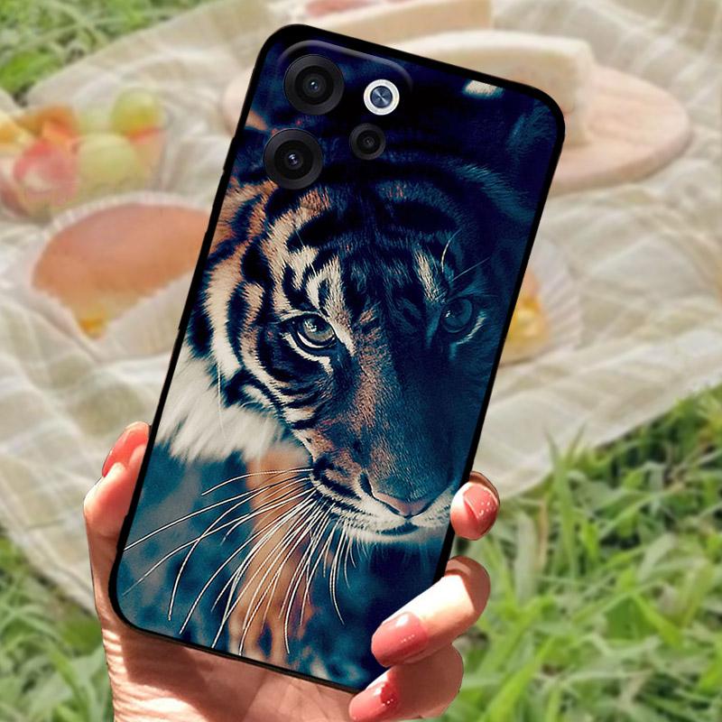 Чехол для OPPO Reno 15F 15FS 5G CPH2801 Модный Волк Лев Мягкий ТПУ Силиконовый Чехол для Телефона Для OPPO Reno15 F Reno 15 FS Fundas Coque