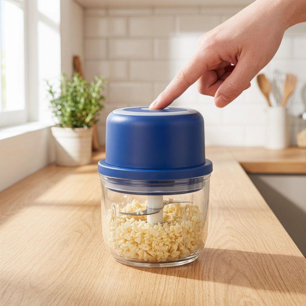 Rechargeable Mini Automatic Food Processor Portable Multifunctional Electric Mincer Home Appliance