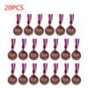 10/20/30pcs Gold Silver Bronze Prizes Winners Medals Sports Day Competitions Awards Medal Adults Children Outdoor Games Souvenir