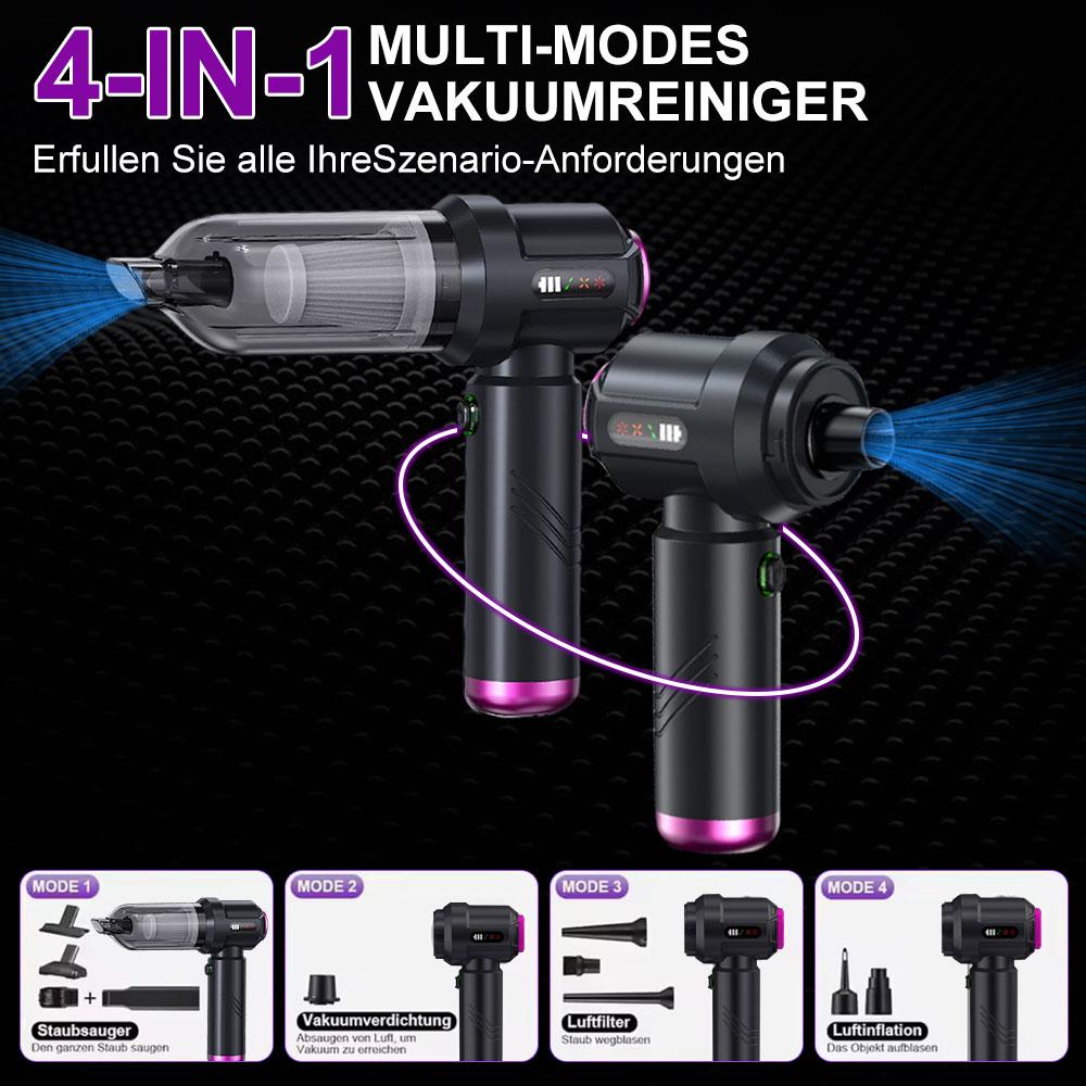 16000 ПА Регулируемый 3 скорости Зарядка Type-C Электрический воздуходув для удаления пыли Выдув Сушка Удаление пыли Автомобильный пылесос Инструмент для чистки Портативный