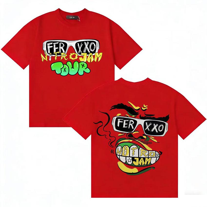 Feid Ferxxocalipsis Album Graphic Tshirt Streetwear Fashion Print Tees Summer Casual Oversized Gothic Clothes Hot Sale Teenagers
