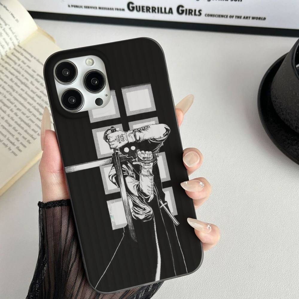 Хоррор Аниме Hellsing Для IPhone 17 16 15 Plus Pro Max 12 14 Plus 11 13 Волна Гофрированная Полоса Чехол для Телефона