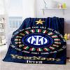 Inter Milan Customize Your Name Blanket Throw Personalized Blanket Warmthful Decor Throw For Office Office Chair Bed Picnics Four Seasons Universal