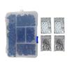 195pcs Motorcycle Fairing Bolts Kit Aluminum Windshield Cover Screws Nuts Set Custom Bike Assembly