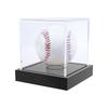 Sun Protecting Baseball Showcases Box With Durability Acrylic And Wood Base for Home Or Store Displays