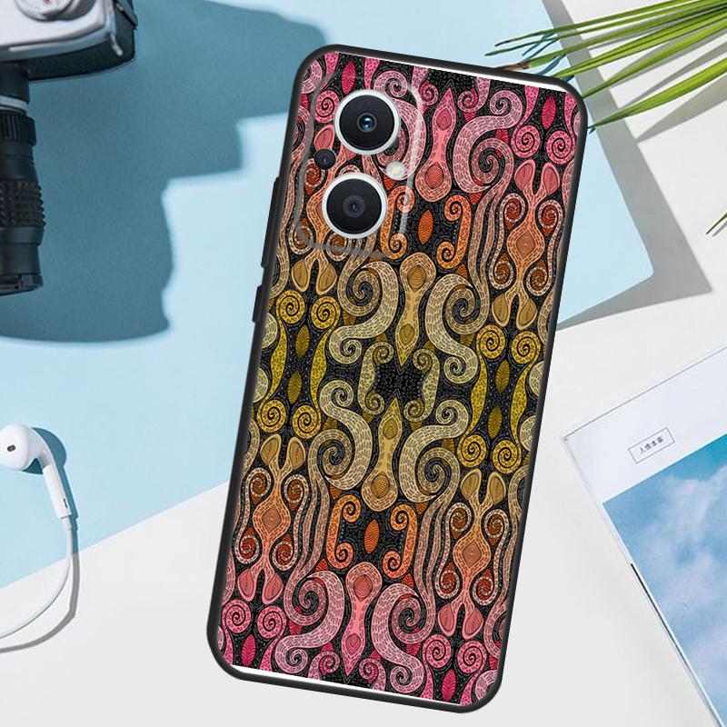 Чехол в богемном стиле для OPPO Reno 14F 13F 12F 11F 8T 7 8 Lite 10 11 12 13 14 OPPO Find X9 X8 X5 X6 Pro