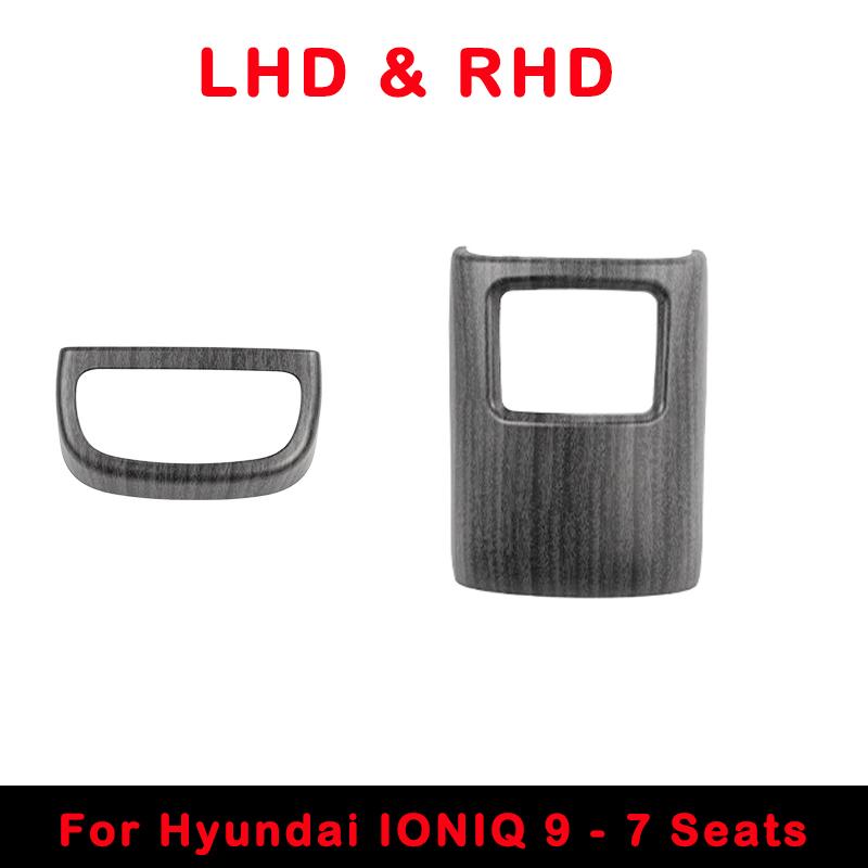 For Hyundai IONIQ 9 2026 LHD/RHD Car Rear Seat Air Vent Frame Cover Anti-Kick Rear Air Outlet Trim Panel Interior Accessories