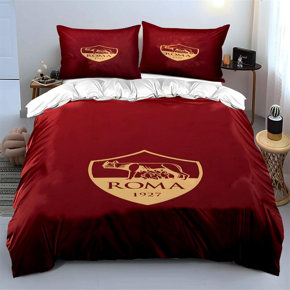 Wolf with twins emblem. Bedding sets Duvet cover sets Duvet covers Pillowcases(1*Duvet Cover 2*Pillowcases without duvet insert)