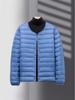 Men's Ultra-Thin Lightweight Down Cotton Work Jacket - Cold-Proof, Plus Size, Short Coat.