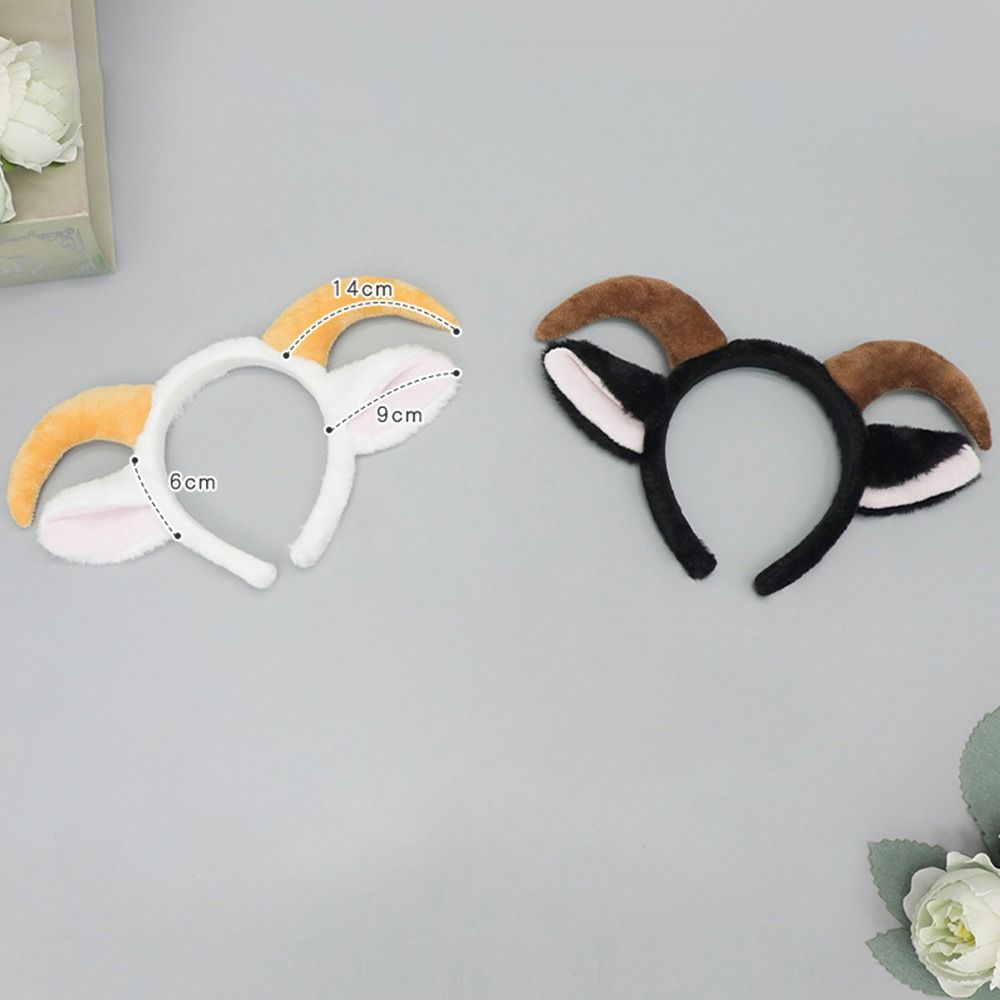Animal Ears Animal Costumes Props Plush Plush Lamb Headbands Party Decorations