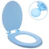 Мягкое поролоновое покрытие для унитаза Утолщенный дизайн Удобная Универсальная посадка Для стандартных унитазов Легко чистящаяся крышка сиденья для ванной комнаты Поролон