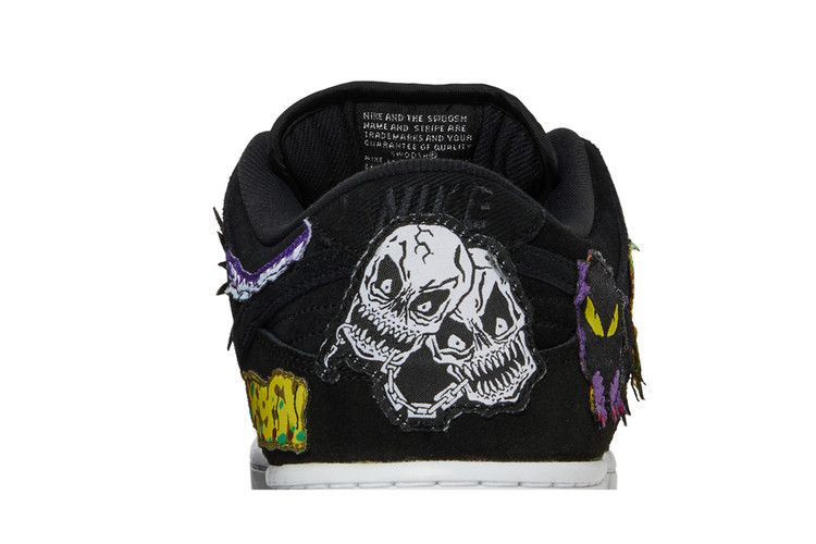 Мужские кроссовки Nike SB Dunk Low Pro QS Neckface Черный/Белый-Мультиколор