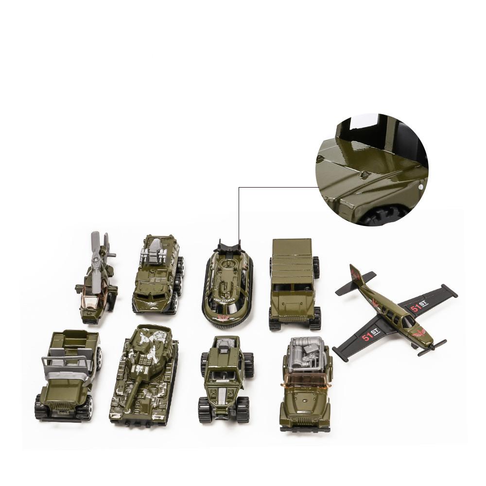 Mini Military Vehicles Alloy Army Tank Toys for Children Plastic Gliding Car Truck Kids Toy Gifts for Boy