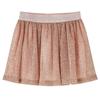 Skirt with Sequins for Children Pale Pink 92/104/116/128/140