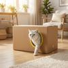 Soft Tooth Cat Tunnel Brush Plastic Cat Grooming Massage Brush Grooming Tunnel  Door Hole