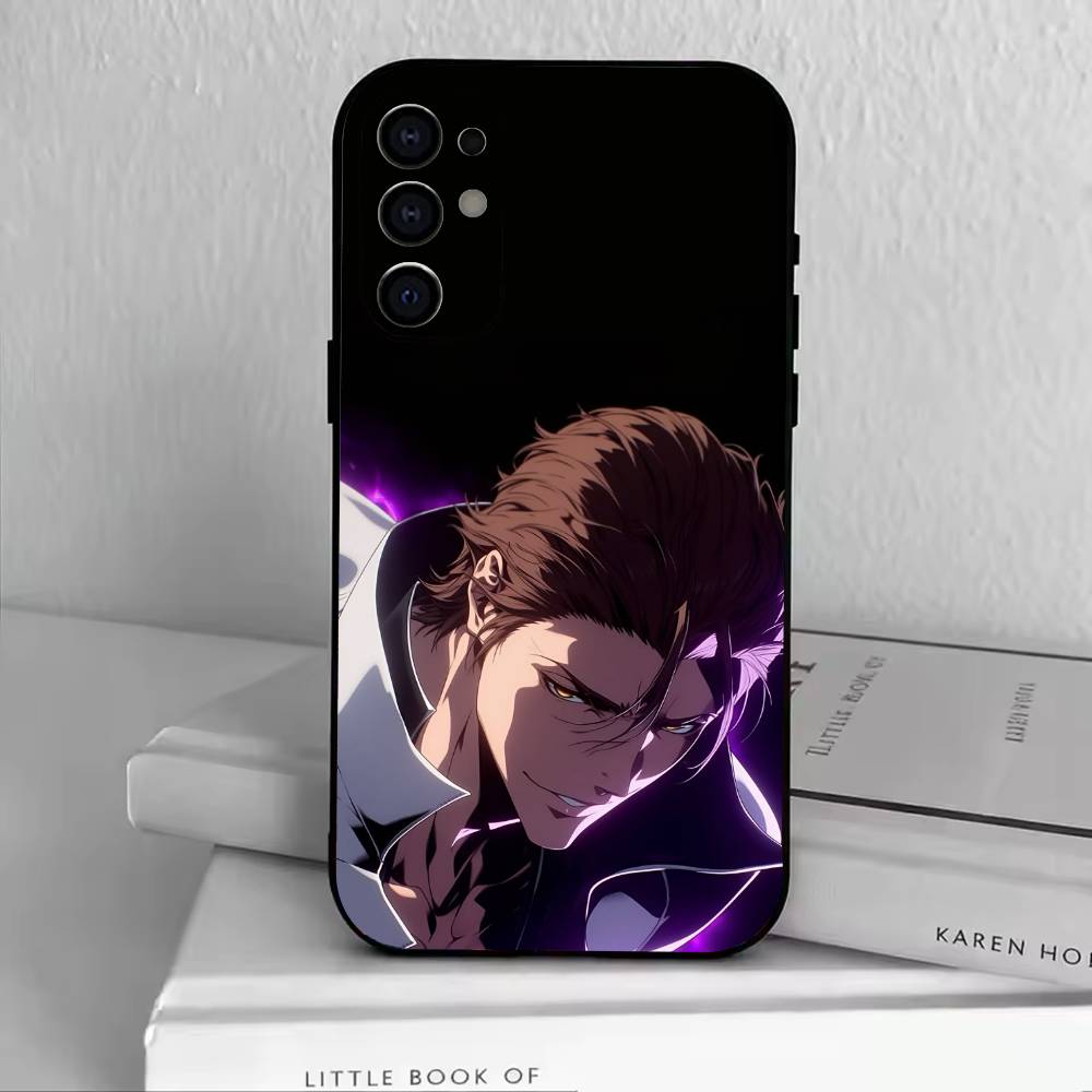 B-Сусукэ Айзен Блич Чехол для телефона для Samsung S25,S24,S21,S22,S23,S30,Ultra,S20,Plus,Fe,Lite,Note,10,Черная крышка
