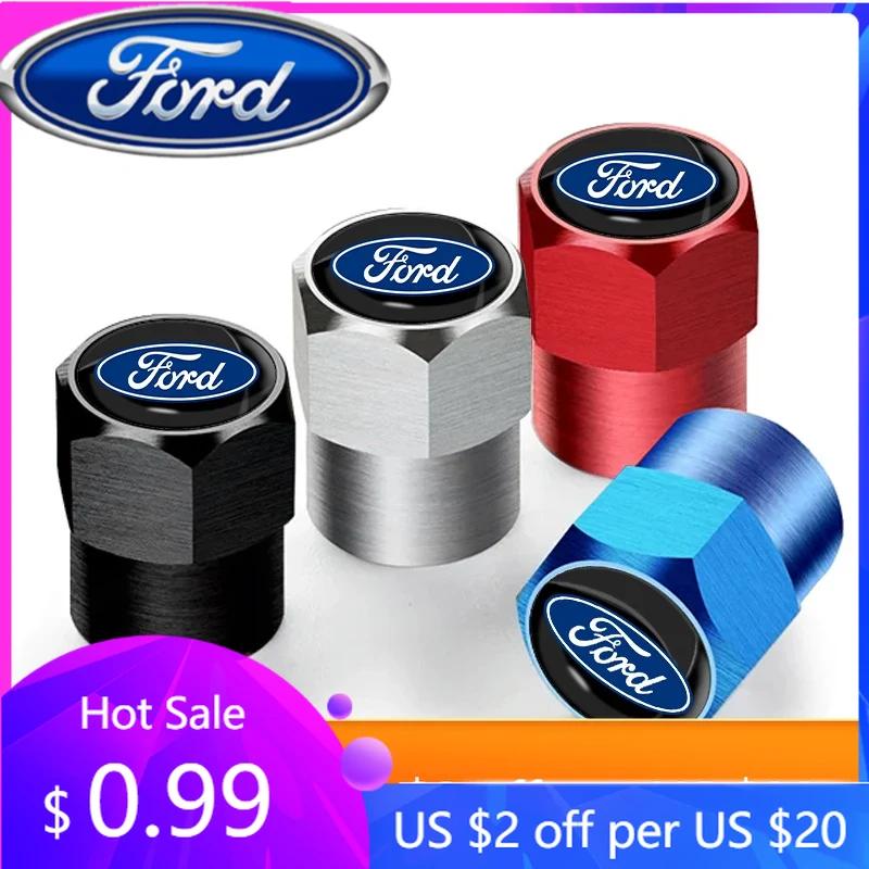 Новая наклейка на машину 2026 Новая 2025 Горячая 4 шт. Колпачки на ниппель колеса Покрышки колес Воздушный стержень шины Защитная крышка Для Ford Escape Kuga Mondeo Eco