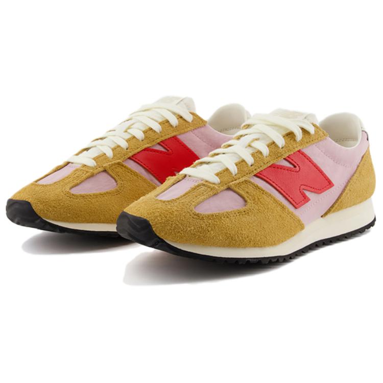 New Balance Nb 471 Модные Удобные Прочные Повседневные Кроссовки Унисекс Желтый Розовый U471AC