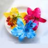 Women Headwear Fashion Jewelry Sand Beach Handmade Flower Gift Hair Pins Butterfly Orchid Hair Clips Fake Flower  Jewelry Accessory