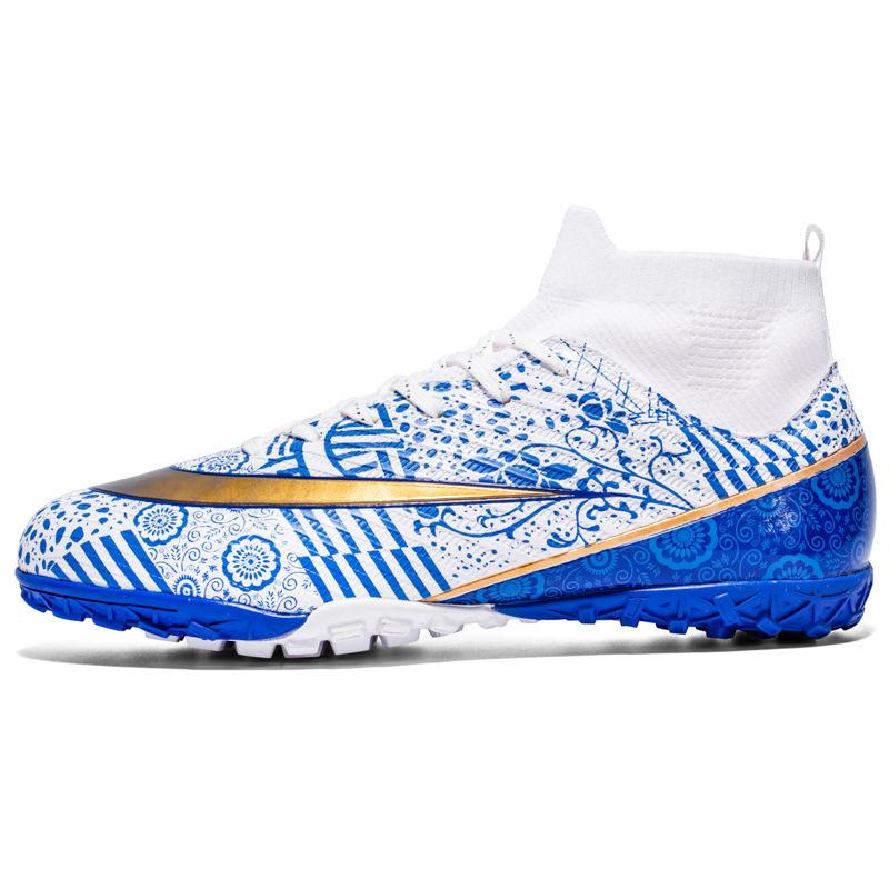 Men's and Women's Long Nails Broken Nails Football Shoe Manufacturers Large Size Grass Breathable High Top Sports Leisure Price Excellent Competition