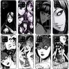 Anime Junji Ito Tees Horror Case For Samsung Galaxy A12 A02S A22 A32 A52 A72 A71 A51 A41 A31 A21 A11 A50 A70 A10S A20S Cover