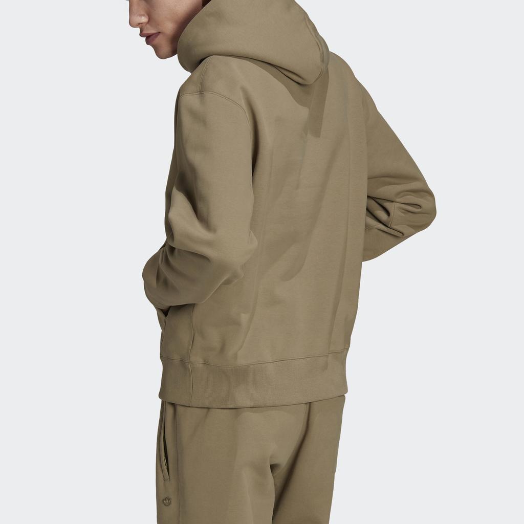 adidas Мужская толстовка с карманом-кенгуру, зеленая H62532