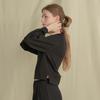 DURAN Sable Logo Embroidered Crop Sweatshirt Dtf5W-4174 3Colors