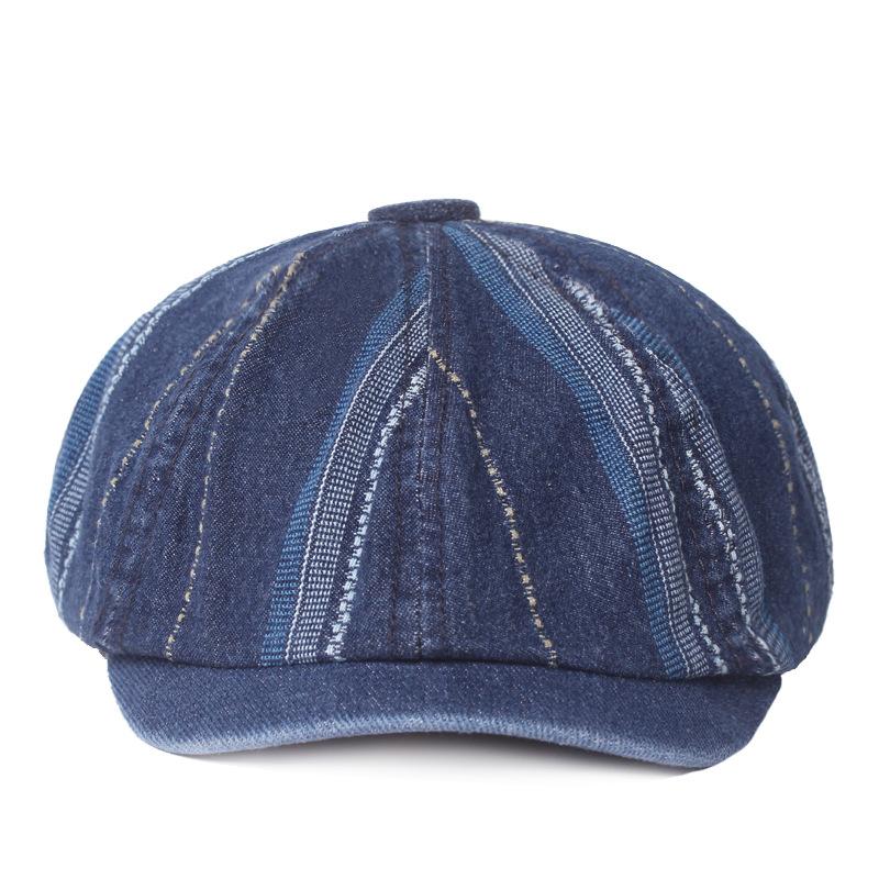 Ковбойская кепка восьмиугольная берет литературный молодежный берет английская ретро кепка газетчика мужская шляпа