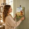 Farmhouse Style Decor 2027 Country Chicken Wall Calendar, 12-Month Farm Life Planner with Spiral Pastoral Scenery Schedule Binding, Thick Paper