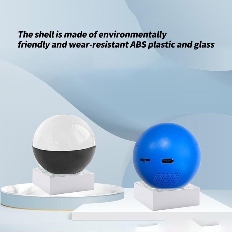 Рождественский Подарок на День Рождения Юбилей Хрустальный Шар С Дисплеем Видео Фото 4 ГБ Плеер Сферический Светильник Домашнее Настольное Украшение