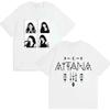Модная футболка с графикой Aitana для мужчин и женщин, летняя уличная одежда с двусторонней печатью, хлопковая футболка, повседневные топы, подарок для фанатов