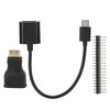 Mini HD To HD Adapter Micro USB To USB Female Power Cord 40P for Raspberry Pi Zero Pin Kit