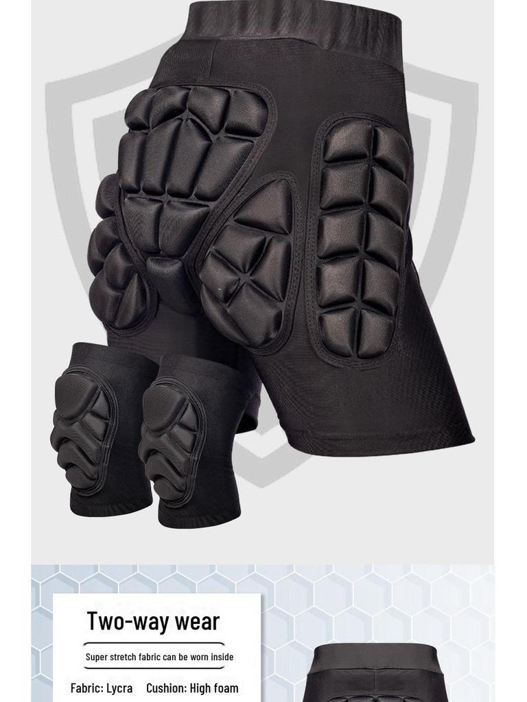 Брюки для катания на коньках с амортизацией EVA - унисекс-спортивное снаряжение для активного отдыха