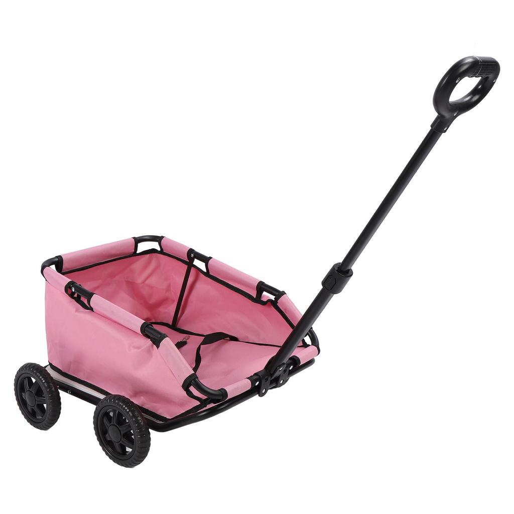 Прогулочная коляска для собак с 4 колесами, удобными ручками, складная коляска для питомцев для маленьких кошек, собак до
