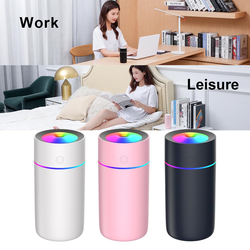 320 мл Мини-автомобильный увлажнитель воздуха Портативный освежитель воздуха со светодиодной подсветкой Ночник USB-питание Масляный диффузор для салона автомобиля Аксессуары