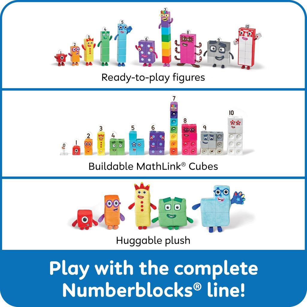 Numberblocks Numberblocks Друзья 11 12 Фигурки персонажей 3 штуки 96924 Аутентичные &