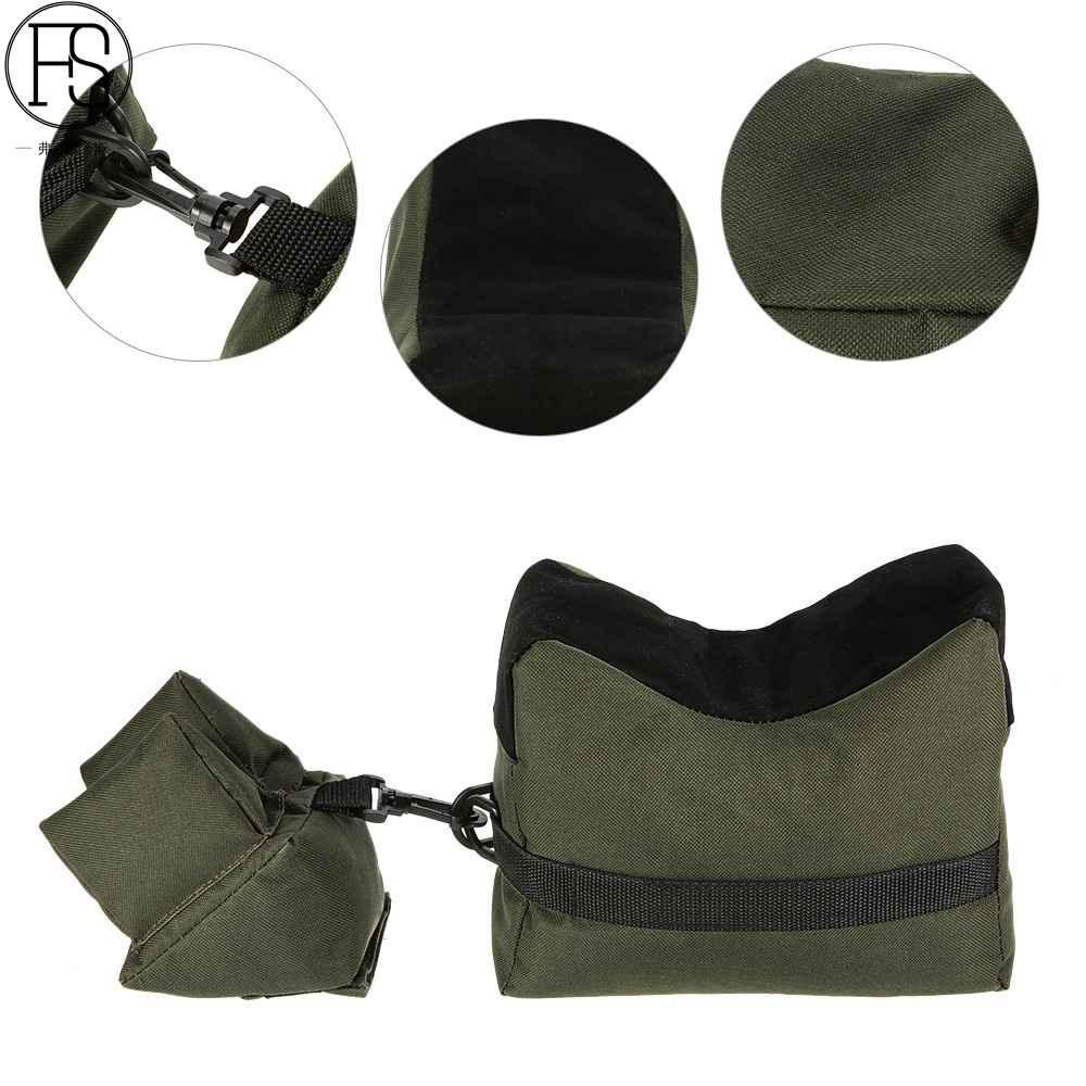 Tactical Shooting Sandbag Support - Soft Egg Gun Rest & Clip Bracket for Hunting and Outdoor Use